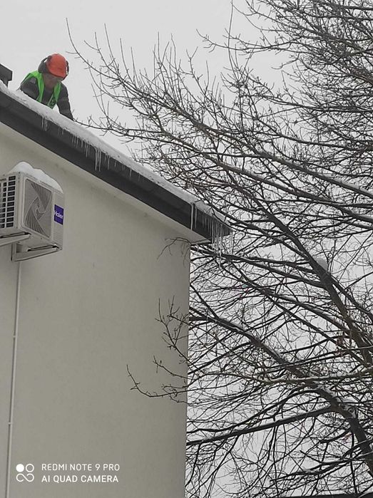 Odśnieżanie ręczne dachów. Wycinka, przycinka drzew. Usługi ogrodnicze