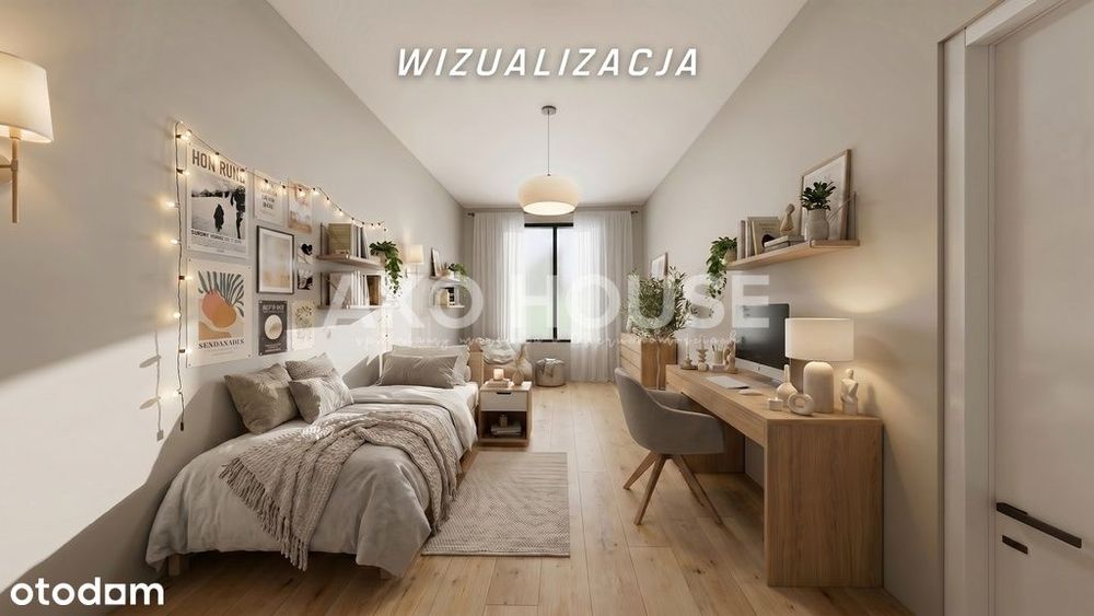 DOM bliźniak 85,92 m2 | Krynice | las za oknem -0%