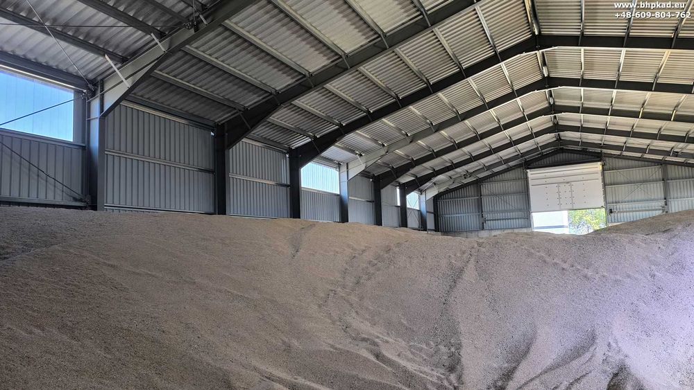 Konstrukcja stalowa hali. 22x45x6,6m. Producent. Bartoszyce.