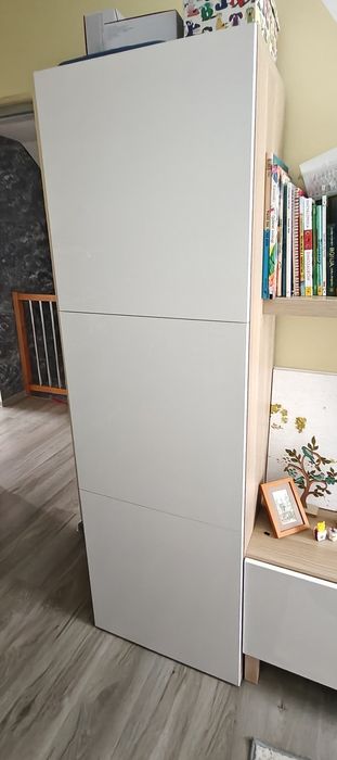 Szafa IKEA Dąb bejcowany i drzwi połysk 60x42x193