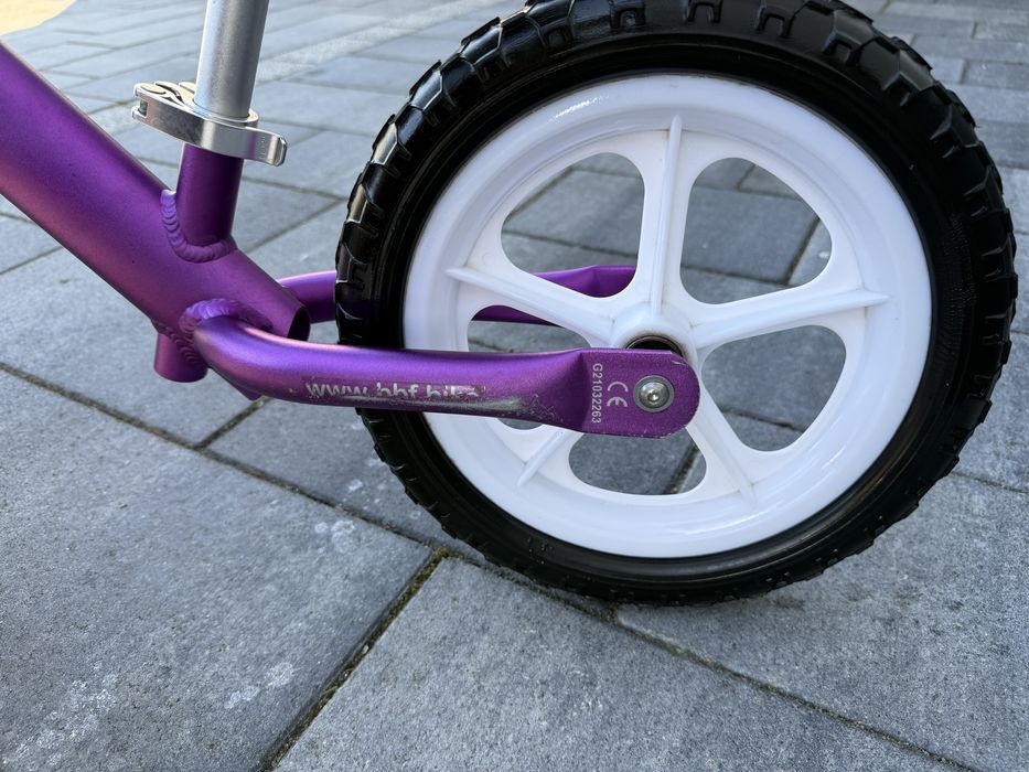 Rowerek biegowy CRUZEE 12" Fioletowy