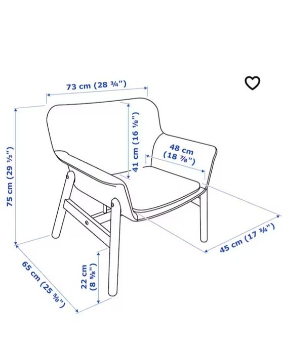 Poltrona Vedbo rosa Ikea cada uma 180€