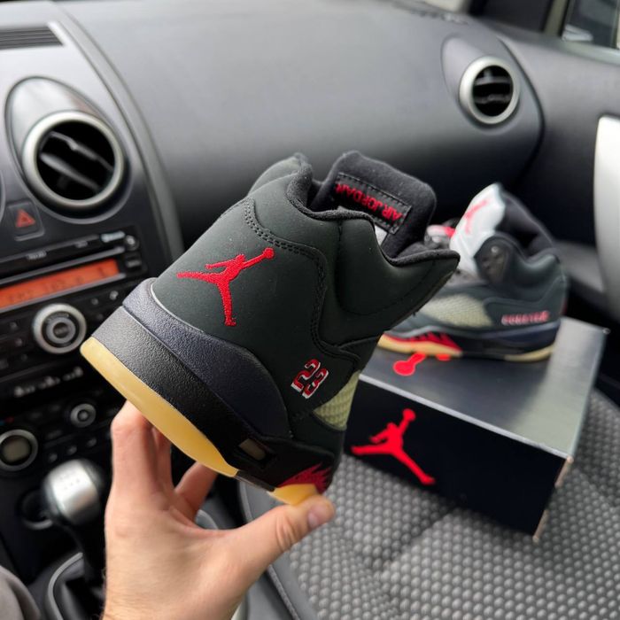Чоловічі термо кросівки джордан Air Jordan 5 retro black Gore Tex