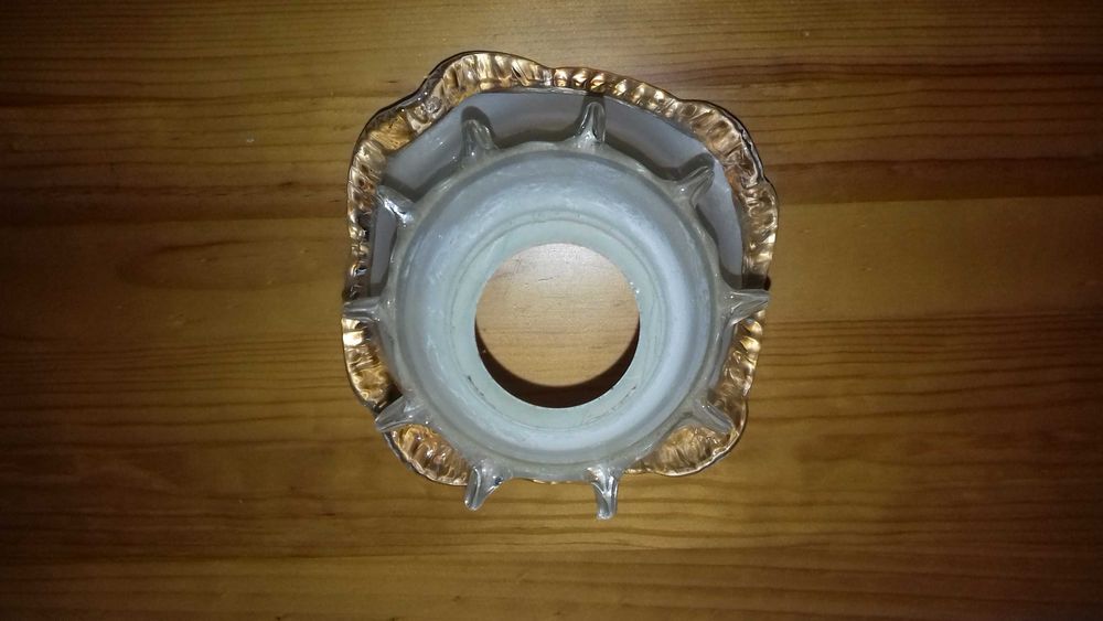 Abajour em vidro para candeeiro de mesa ou de teto