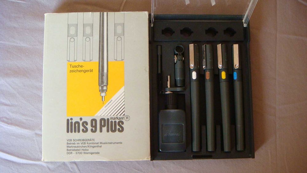 Ручка письменная шариковая перьевая  Markant lin's 9 Plus