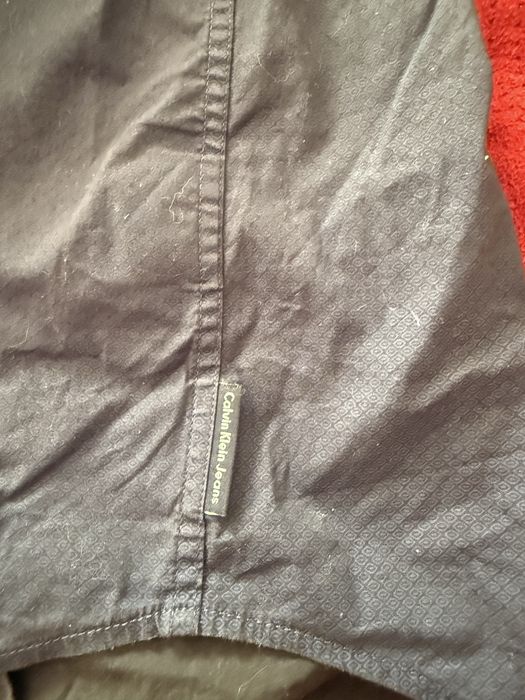 koszula Calvin Klein L granatowa slim