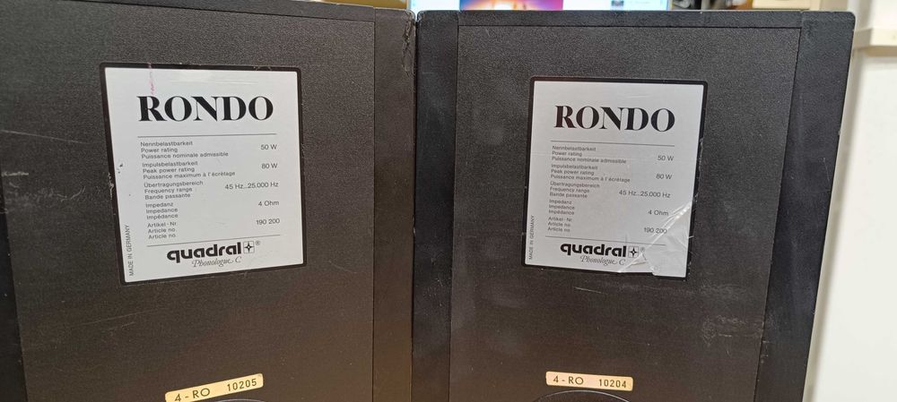 Акустика Quadral Rondo  (супер стан ! )