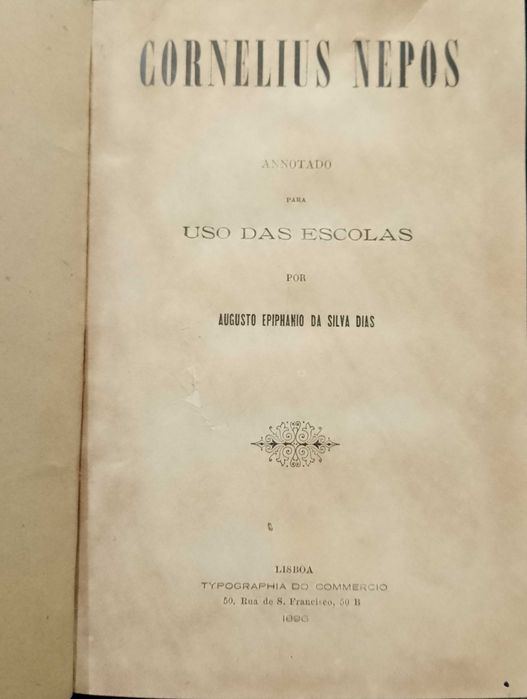 Cornelius Nepos - Augusto Epiphanio da Silva Dias (1896)