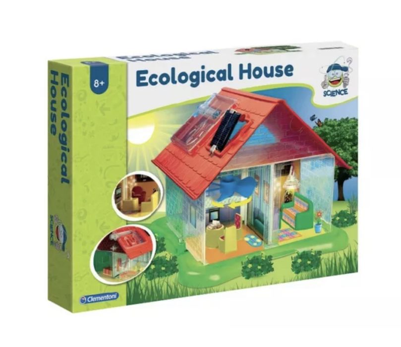 Інтерактивний екобудинок на сонячних батареях вода+світло