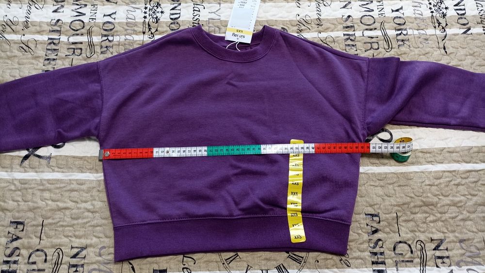 Укорочений світшот з флісовим начосом Sinsay, XXS (наш 42-44), новий