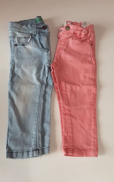 Calças de menina para 12/18 meses