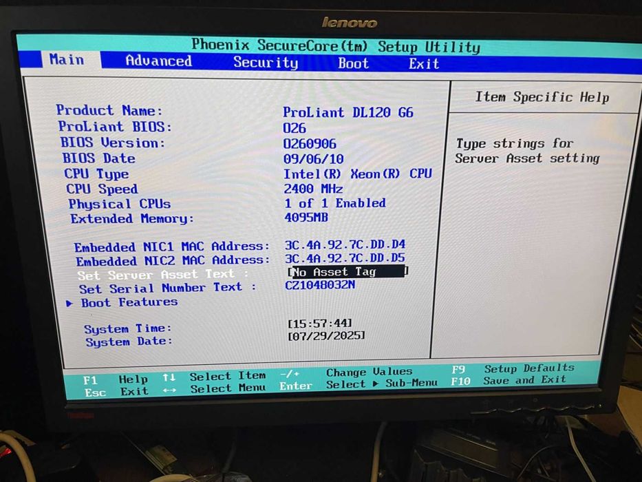 HP ProLiant DL120 G6 материнська плата на сокет 1156