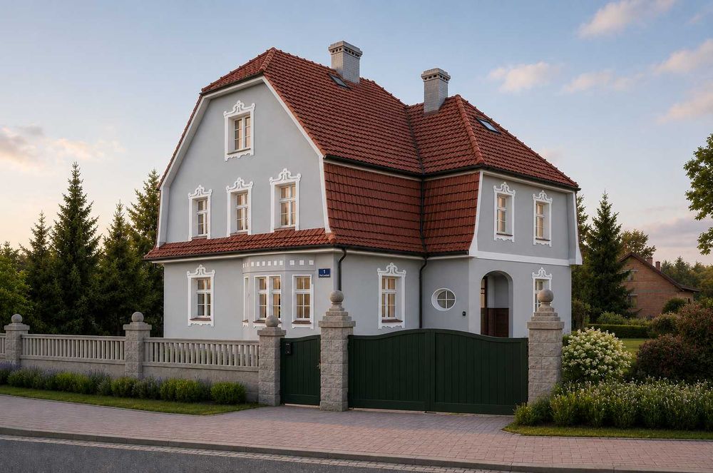 Przedwojenna Willa / Dom z 1936 r. – 220 m², 11 arów, Lubsza