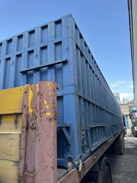 Контейнер половинка под зерно. 40 фут. Половинка контейнера