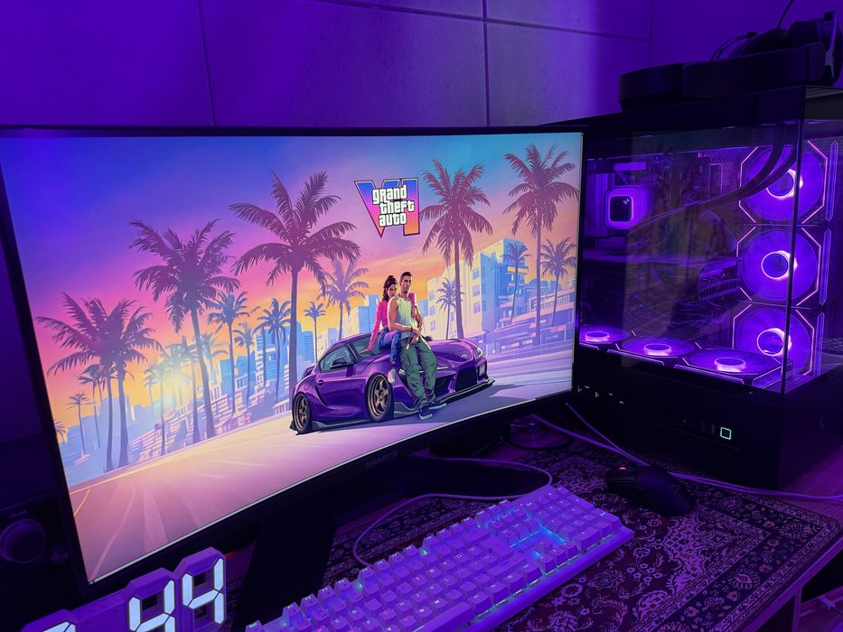Monitor gamingowy Gigabyte G32QC A | 32" Curved QHD 165Hz 1ms | Stan Igła + Karton