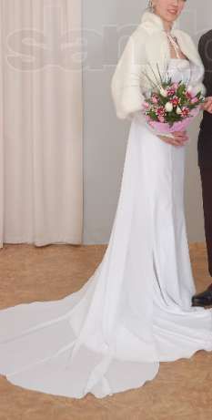 Свадебное платье 46 р-р, весільна сукня на струнку жінку