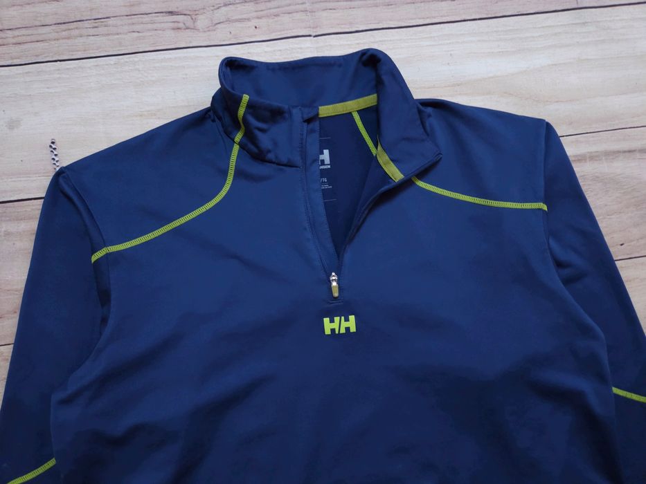 HELLY HANSEN Bluza Techniczna Zip Neck Szara Męska r. L/XL