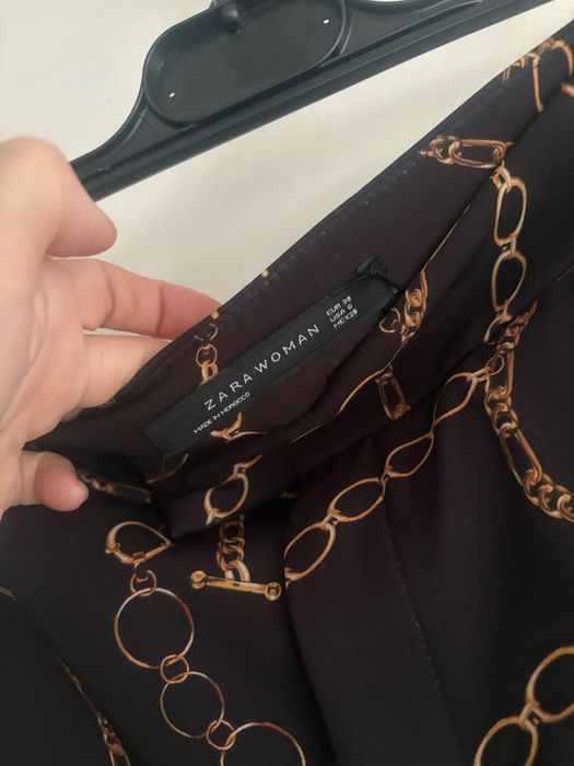 Spodnie  czekolada 38 Zara