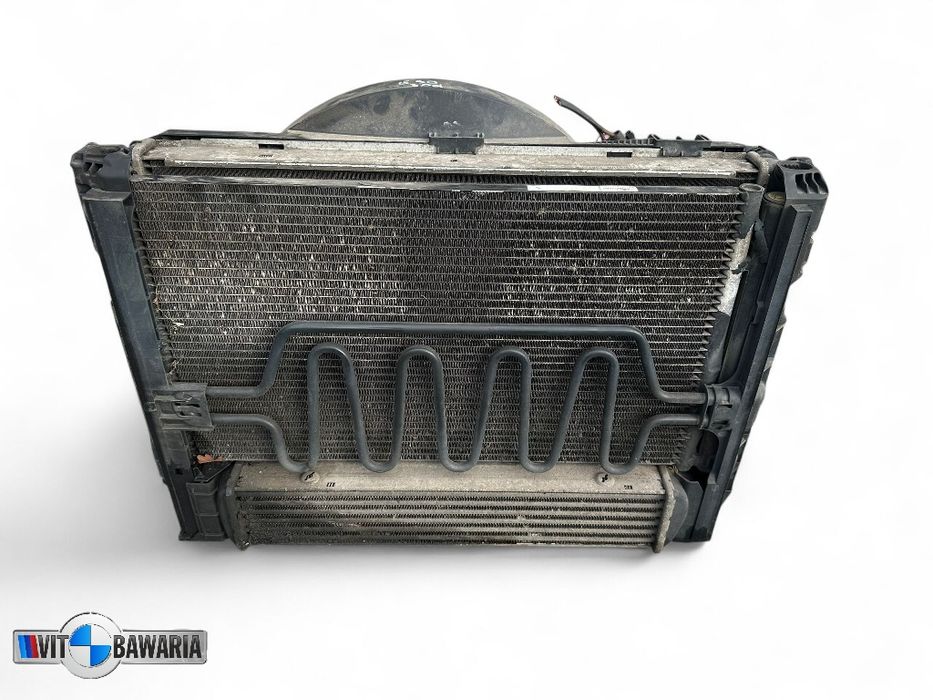 Chłodnica wody/intercooler/wentylator/klimatyzacji 3.0D 231 KM BMW E90