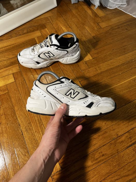(37,5-38 размер, 24см) NEW BALANCE 452 NB Белые кроссовки білі кросівки нью беланс 725 578 530