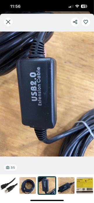 Startech Cabo usb a Macho - Usb B Macho preto - Novo