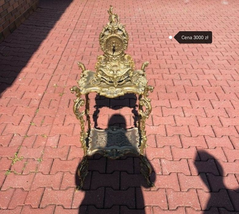 Zegar mosiężny jak nowy