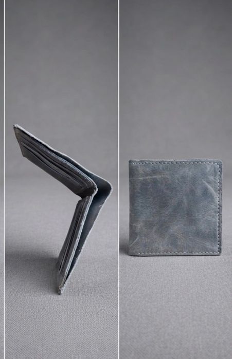 Handcrafted Genuine Leather Bi-Fold Wallet for Men"