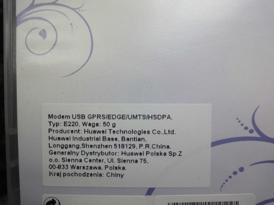 Modem USB Huawei PLAY E220 SIM