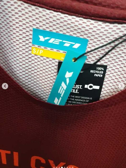 Yeti Cycles Renegade Ride Long-Sleeve Jersey оригінал S
