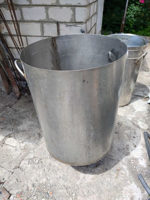Бочка, кастрюля 90-100 л. нержавейка