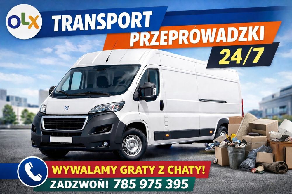 Transport, Stare meble, Agd, na pszok