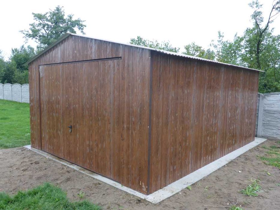 Garaż blaszany Blaszak na budowę 3x5 Najtaniej Garaże PRODUCENT garaży
