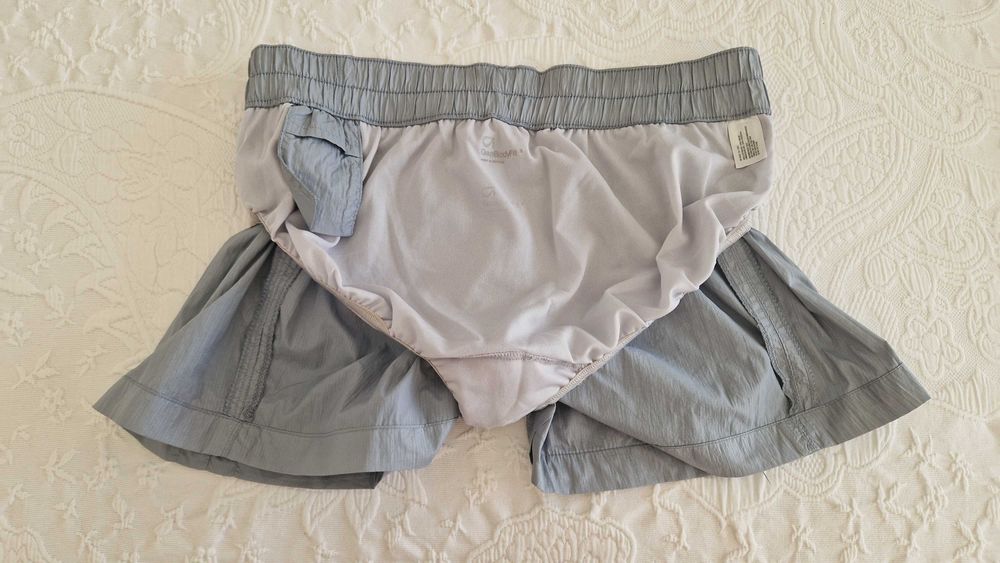 Calções Gap body fit, cinzentos, tamanho S