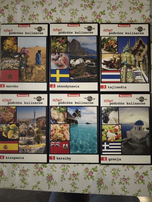 Zestaw 12 plyt Dvd "Podróże Kulinarne"