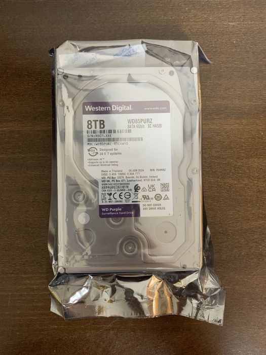 Жорсткий диск 8 TB Western Digital (purple)