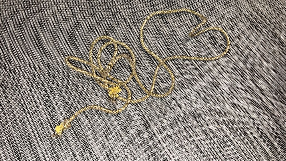 Złoty Sznur do stroju komunijnego 245 cm