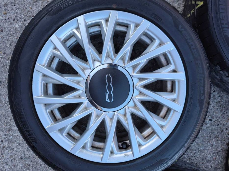 Fiat 500 Oryginalne Alufelgi Koła Lato 6,5mm 15 Cali 4x98