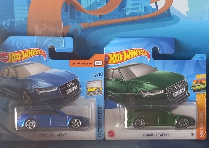 Audi RS 6 Avant 2017 Hot Wheels Set of 2