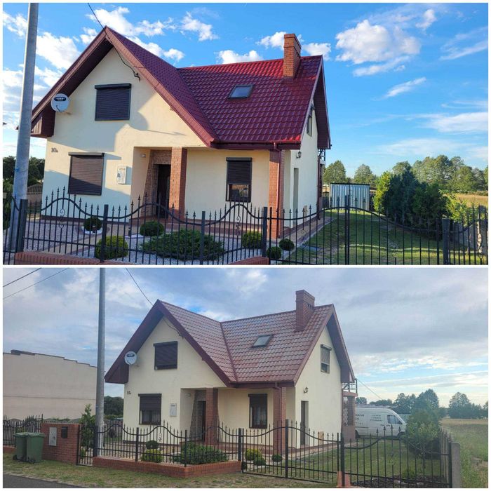 Malowanie dachów / Malowanie elewacji / Mycie dachów / Mycie elewacji