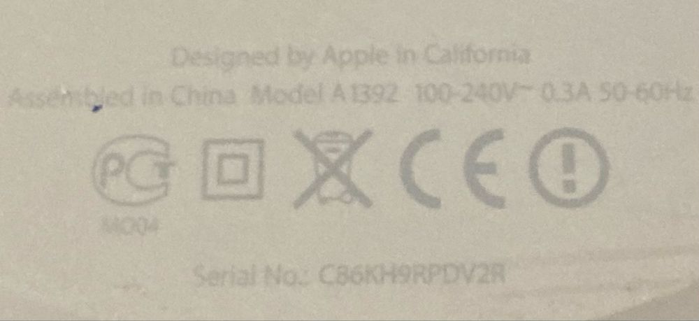 Apple роутер A1392 AirPort Express MC414LL/A WIFI США звуковой