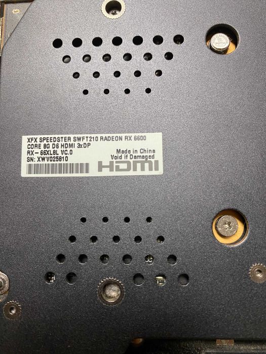 Bundle Ryzen 5 5500 com stock cooler AMD, XFX Rx 6600 8gb