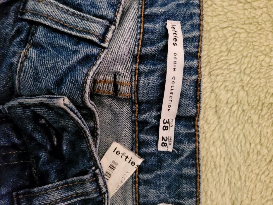 Calças lefties 38 mom jeans