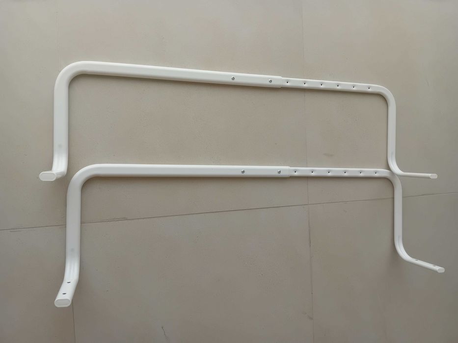 2 varões para roupa Mulig do ikea