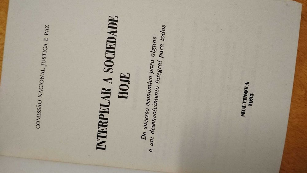 Interpelar a Sociedade Hoje