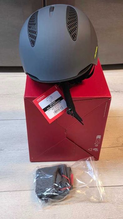 ALPINA GRAND Kask narciarski Unisex grafitowo-neonowy matt M 54-57 cm