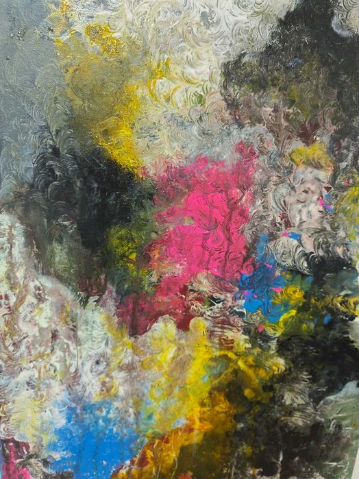 Pintura original de Rita Cristina Ghise assinada pela artista - 5 FOTOS