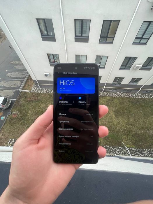 Смартфон TECNO POVA 6 NEO (LI6) 8/256Gb Speed Black