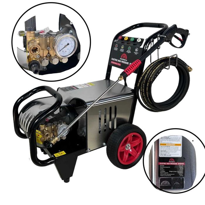 Мийка високого тиску Profinstrument ET3-4B (187 Бар, 3.7 кВт, 220V)