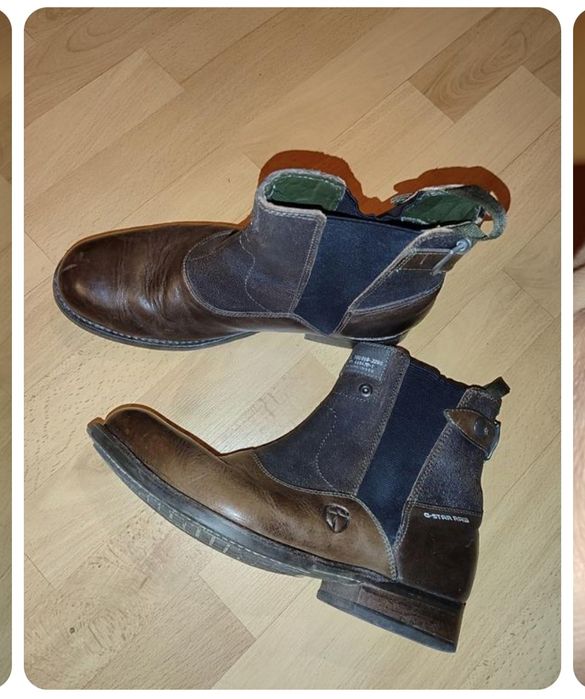 Ботінки. Черевики. G-star. G-star ботінки.  Шкіряні. G-star