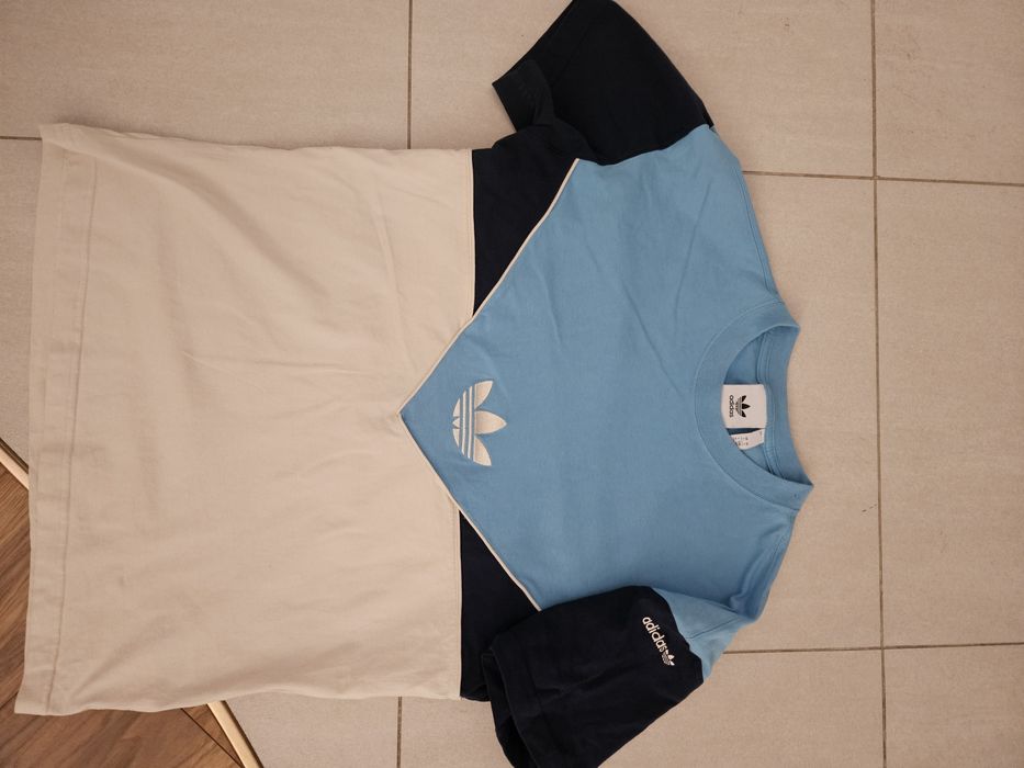 Adidas r S t-shirt bawełna oryginalny stan super  meski młodzieżowy